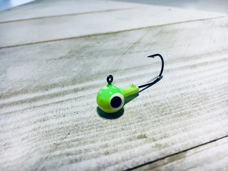 Ultra Glow Leadhead Series Jig CHARTREUSE LIME