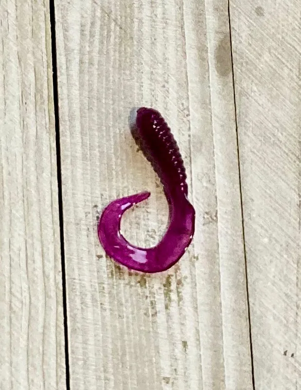 3" MINNOW GRUB PURPLE