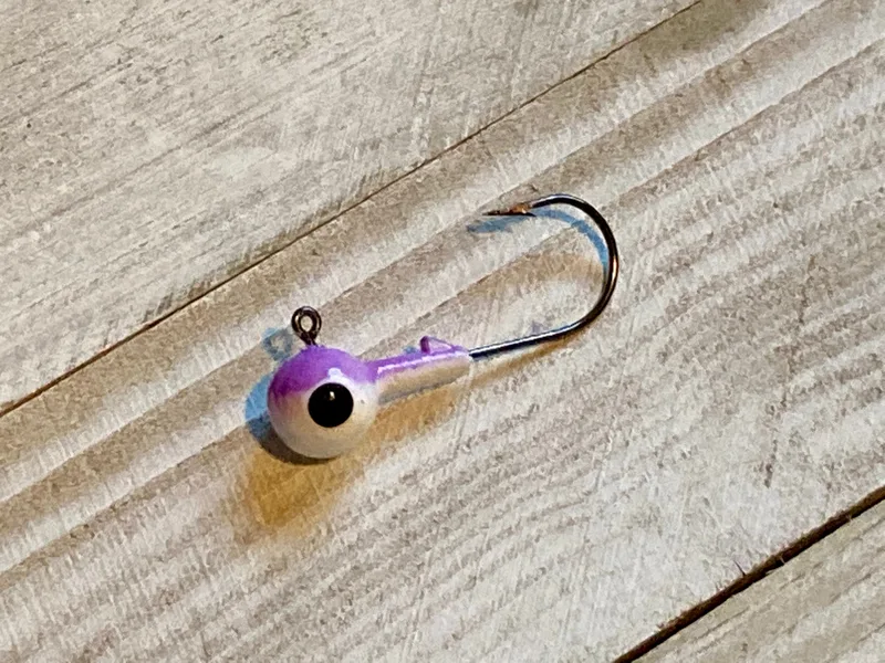 Ultra Glow Leadhead Series Jig PURPLE PEARL