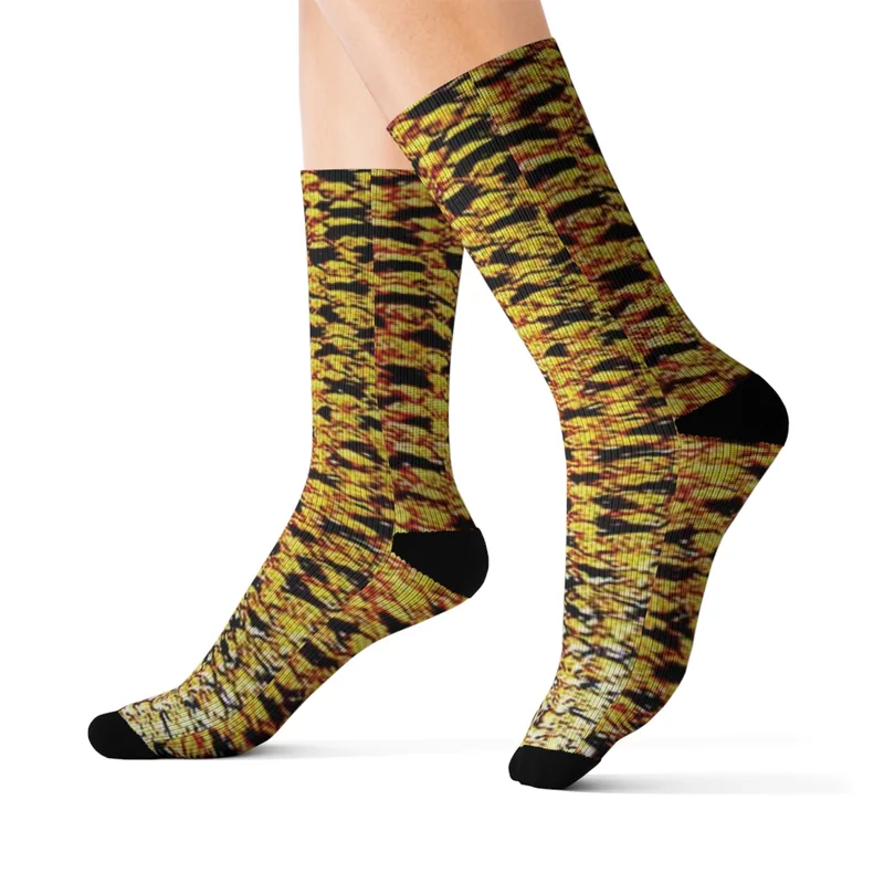 FISH SKIN SOCKS RAINBOW TROUT