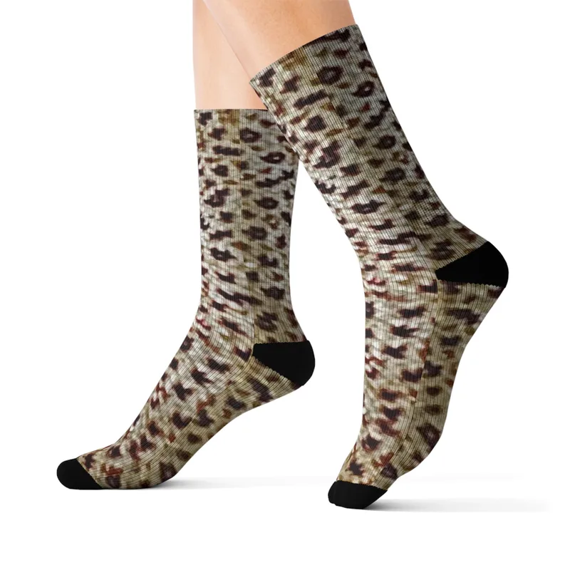 FISH SKIN SOCKS BROWN TROUT